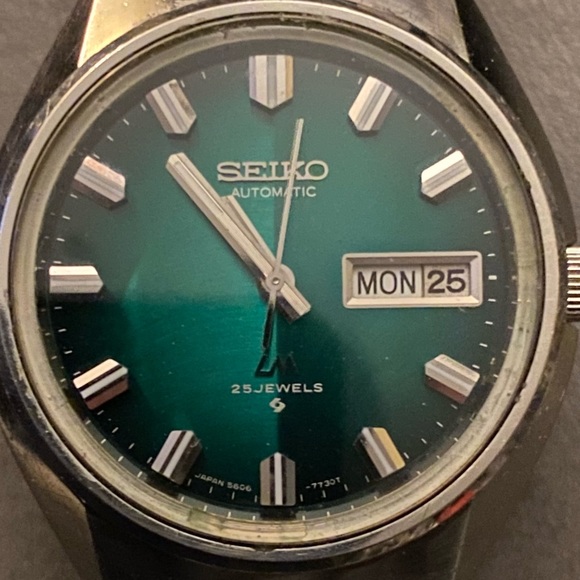 Seiko Lord Matic / Nos Seiko coffin/fish scale band - Picture 2 of 8